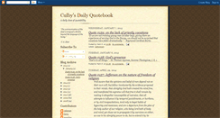 Desktop Screenshot of culbydaily.blogspot.com