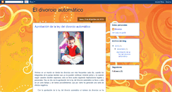 Desktop Screenshot of eldivorcioautomatico.blogspot.com