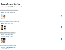 Tablet Screenshot of kogapsportcentre.blogspot.com