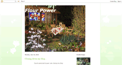 Desktop Screenshot of flourpowerjoyce.blogspot.com