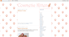 Desktop Screenshot of cosmetickitten.blogspot.com