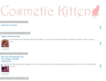 Tablet Screenshot of cosmetickitten.blogspot.com