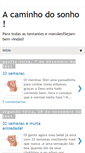 Mobile Screenshot of acaminhodeumsonhodeserme.blogspot.com