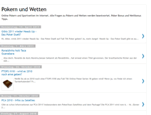 Tablet Screenshot of pokerundwetten.blogspot.com