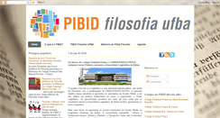 Desktop Screenshot of filosofiapibidufba.blogspot.com