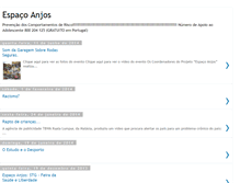 Tablet Screenshot of espacoanjos.blogspot.com