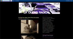 Desktop Screenshot of ciudadradical.blogspot.com