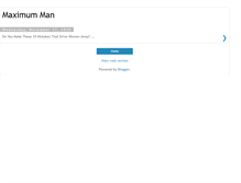 Tablet Screenshot of maximumman.blogspot.com