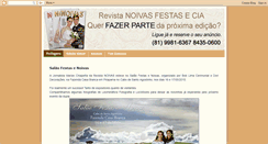 Desktop Screenshot of noivasfestasecia.blogspot.com