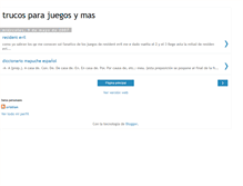 Tablet Screenshot of cristian-trucosdejuegoscristian.blogspot.com