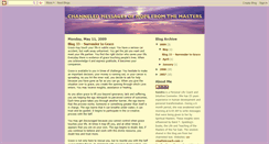 Desktop Screenshot of channeledmasters.blogspot.com