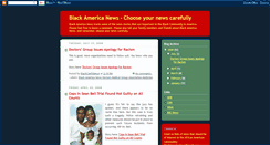 Desktop Screenshot of blackamericanews.blogspot.com