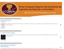 Tablet Screenshot of coreislima2009.blogspot.com