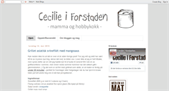 Desktop Screenshot of cecilieiforstaden.blogspot.com