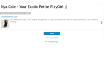 Tablet Screenshot of nyacole.blogspot.com