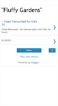 Mobile Screenshot of fluffygardens.blogspot.com