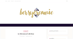 Desktop Screenshot of berrycreamie.blogspot.com