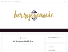 Tablet Screenshot of berrycreamie.blogspot.com