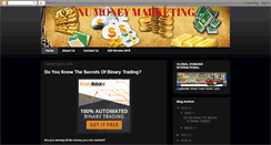 Desktop Screenshot of numoneymarketing.blogspot.com