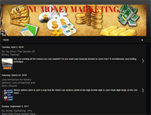 Tablet Screenshot of numoneymarketing.blogspot.com