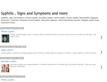 Tablet Screenshot of health-syphilis.blogspot.com