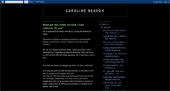 Desktop Screenshot of carolinebeavon.blogspot.com