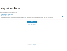Tablet Screenshot of kingholdempoker.blogspot.com