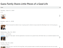 Tablet Screenshot of guessfamilyandagoodlife.blogspot.com