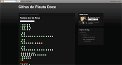 Desktop Screenshot of cifrasdeflauta.blogspot.com