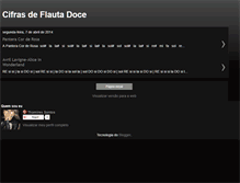 Tablet Screenshot of cifrasdeflauta.blogspot.com