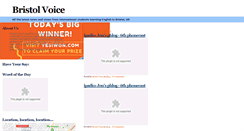 Desktop Screenshot of bristolvoice.blogspot.com