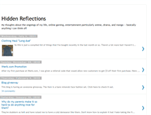 Tablet Screenshot of hidden-reflections.blogspot.com