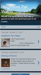 Mobile Screenshot of neighborspetwatch.blogspot.com
