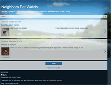 Tablet Screenshot of neighborspetwatch.blogspot.com