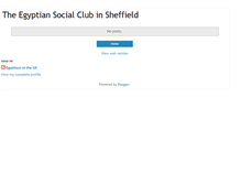 Tablet Screenshot of egyptians-in-sheffield.blogspot.com