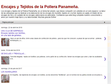 Tablet Screenshot of encajesdelapollera.blogspot.com