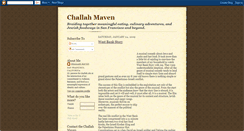 Desktop Screenshot of challahmaven.blogspot.com