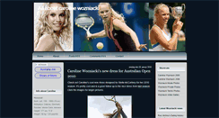 Desktop Screenshot of caroline-wozniacki-info.blogspot.com