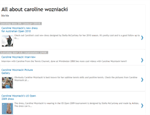 Tablet Screenshot of caroline-wozniacki-info.blogspot.com