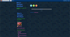 Desktop Screenshot of marysstampinboutique.blogspot.com