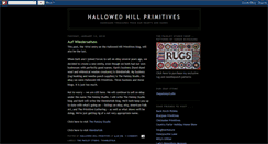 Desktop Screenshot of hallowedhillprimitives.blogspot.com