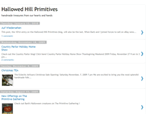 Tablet Screenshot of hallowedhillprimitives.blogspot.com