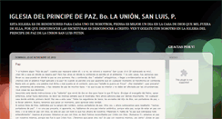 Desktop Screenshot of iglesiaprincipedepazlaunion.blogspot.com