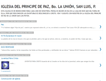 Tablet Screenshot of iglesiaprincipedepazlaunion.blogspot.com