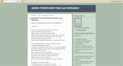 Desktop Screenshot of ferromuseosb.blogspot.com