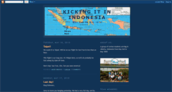 Desktop Screenshot of kickingitinindonesia.blogspot.com