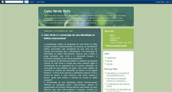 Desktop Screenshot of caboverdepolis.blogspot.com