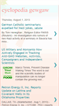 Mobile Screenshot of cyclopedia-gewgaw.blogspot.com