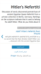 Mobile Screenshot of hitler-nefertiti.blogspot.com