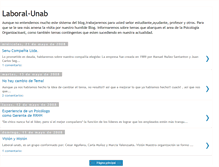 Tablet Screenshot of laboral-unab.blogspot.com